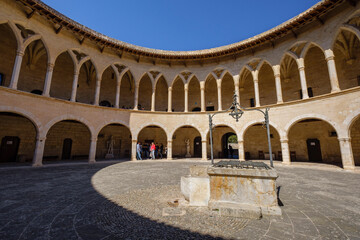 castillo de Bellver, siglo XIV, estilo gótico, Mallorca, balearic islands, Spain