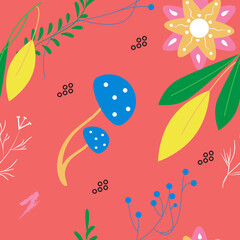 pattern with flowers