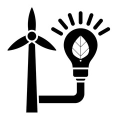 Isolated Ecology and Environment Glyph Icons SVG Free Vector Graphic