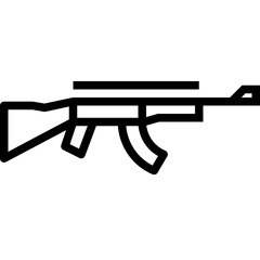 Naklejka premium Gun Icon