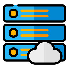 Isolated Internet of Things Color Line SVG Free Vector Graphic