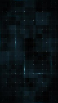 Abstract Digital Data Technology Grid Fx Background Loop/ 4k animation of a vertical abstract background with digital data technology graphic grid seamless looping