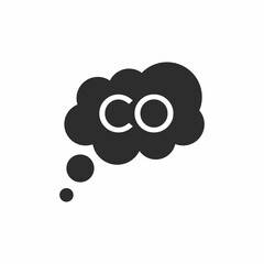 CO gas icon