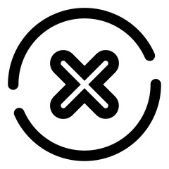 Obraz premium Isolated Circle User Interface Line SVG Free Vector Graphic