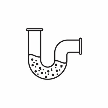 recommend clip art: Clogged Pipe Icon, Blocked Drain Art Illustration