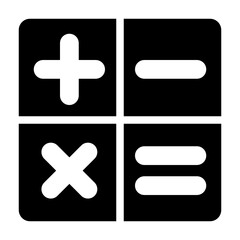 Obraz premium Isolated User Interface Glyph Icons SVG Free Vector Graphic