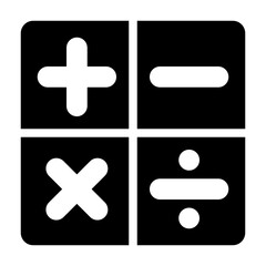 Obraz premium Isolated User Interface Glyph Icons SVG Free Vector Graphic