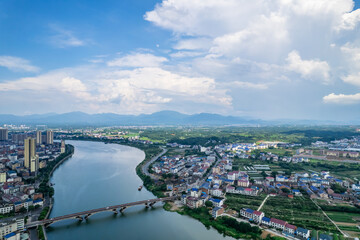 Scenery of Huanshui River in You County, Zhuzhou City, Hunan Province, China