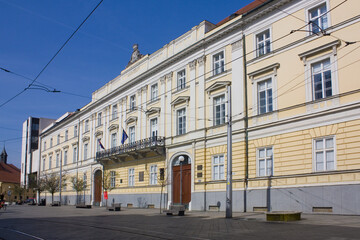 Fototapeta na wymiar Historical building of the National Council of the Slovak Republic in Bratislava, Slovakia