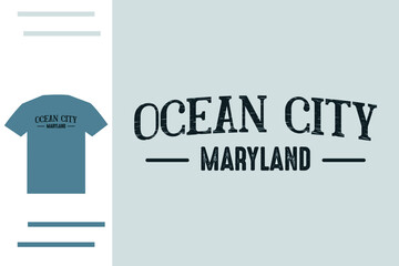 Ocean city t shirt design 