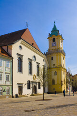 Old Town Hall (Bratislava City Museum (Mestske Muzeum)) on Main square in Bratislava	