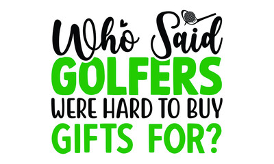 Golf tournament SVG Design template