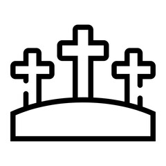 Isolated Happy Easter Line SVG Free Vector Graphic