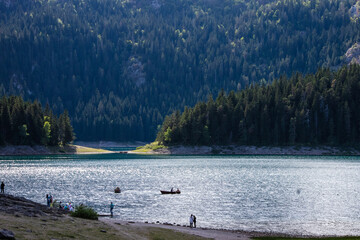 lake in the mountains