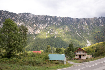 house in the mountains