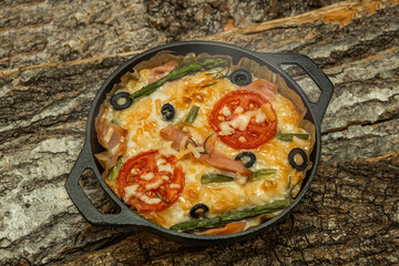 イタリアのパン　フォカッチャ Italian bread（Focaccia）