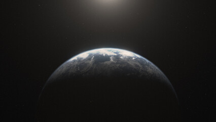 earth in space