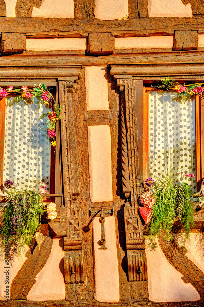 Wall mural Colmar, France, HDR Image