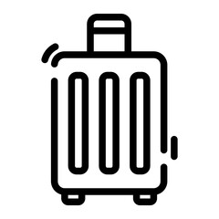 Isolated Hotel Line SVG Free Vector Graphic