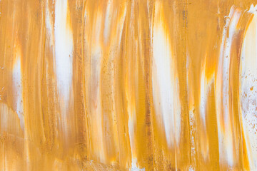 Yellow, brown and orange colors paint, abstract and modern drawing art