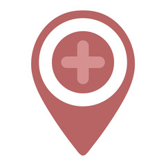 Obraz premium Isolated Map Pin Location Icons SVG Free Vector Graphic