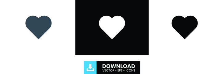 love and heart outline icon, black love and heart outline icon, white love and heart outline icon, love and heart icon.