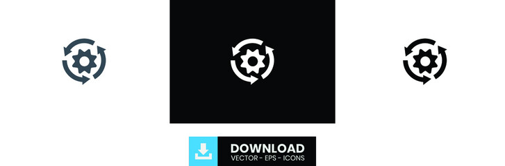 Setting tools outline icon, black Setting tools outline icon, white Setting tools outline icon, Setting tools icon.