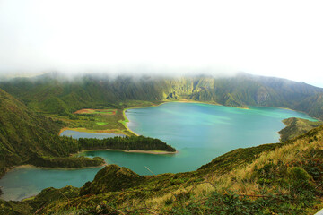 lake in the mountains
