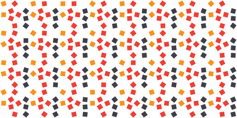 Retro Style Colorful Repetitive Squares Pattern - Texture on White Background, Design Element in Editable Vector Format