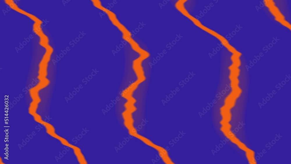 Aufkleber glitch distorted colored waves lines flowing noise abstract background