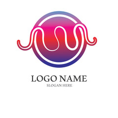 Sound waves vector illustration