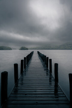 Jetty Over Coniston Water