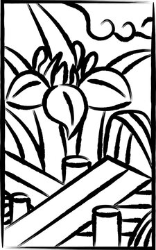 菖蒲に八橋 Images Browse 11 Stock Photos Vectors And Video Adobe Stock