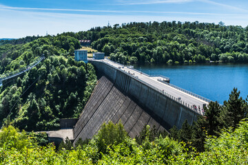 The Rappbode Dam (Rappbodetalsperre) is the largest dam in the Harz region as well as the highest...
