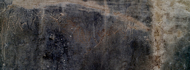 Obraz na płótnie Canvas Scary wall for background. Dark wall halloween background concept. Horror texture banner.