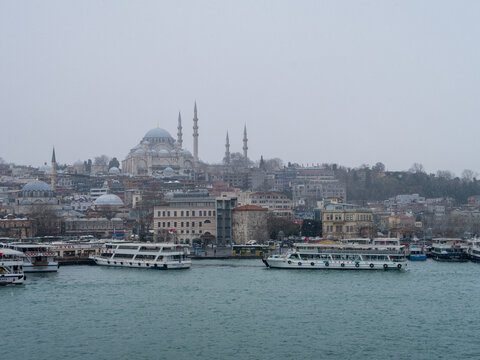Hagia Sophia Istanbul in the snow