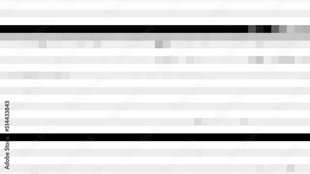 Aufkleber easy black pixels flow loop abstract motion background
