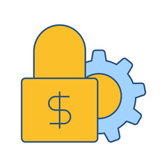 lock maintenance gear icon