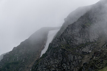 Chornohora Ridge in the mist