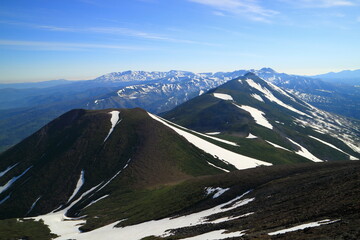 北海道　美瑛富士とオプタテシケ山
