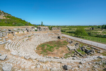 The remains of the ancient city of Limyra, are situated on the Kumluca-Finike road 11 km after Kumluca, in Zengerler village, and on the mountain hillsides to the  Finike plain, Antalya