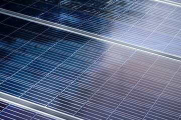 Solar panel, environmentally friendly energy from the sun.
