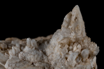 milky quartz on a rock