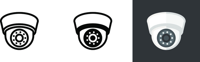 Security camera icon ,  vector illustration