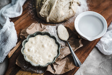 sourdough for bread natural yeast healthy bread 