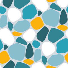 seamless pattern with abstract spots