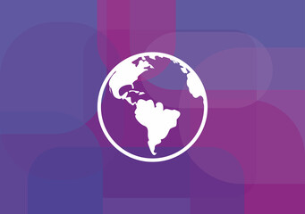 globe earth vector icon illustration design