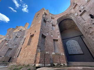 The ancient baths of Diocletian, Rome