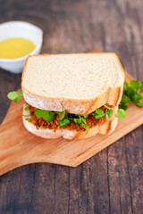 Katsu Sando with Wasabi Mayonnaise