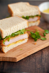 Katsu Sando with Wasabi Mayonnaise